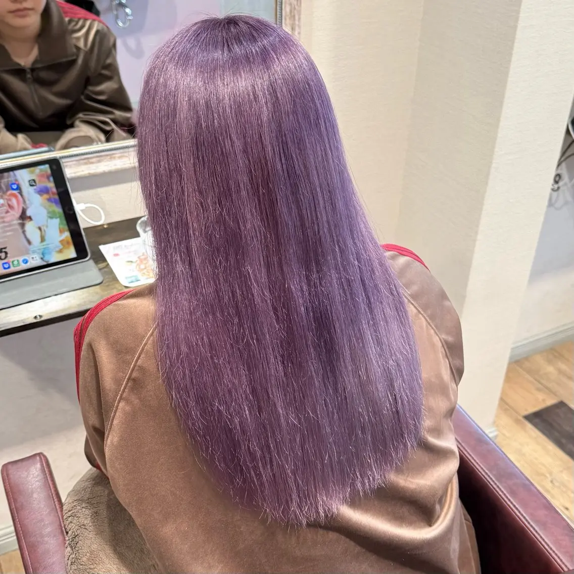セミロング カラー 柔らかいbeige ¦韓国¦🩰マユ🩰のヘアスタイル