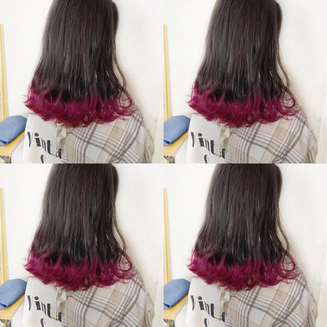 カラー カシス デザインカラー バイオレットカラー トリートメント /カラー/NAOKIのヘアスタイル