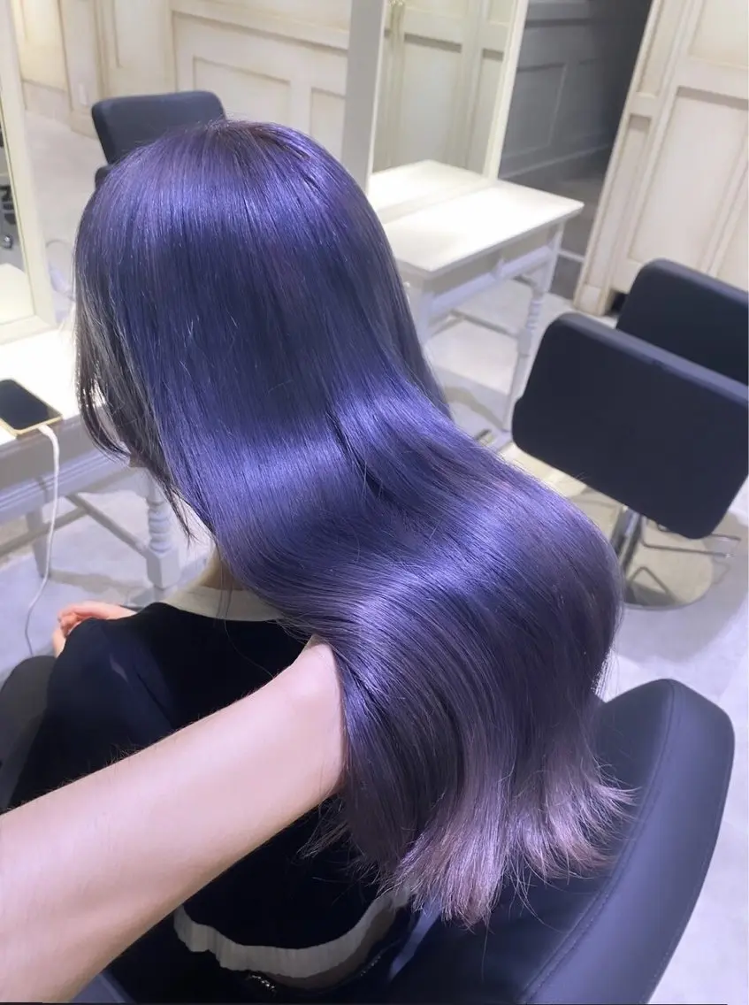 ロング カラー 透明感カラー/ kazusaのヘアスタイル