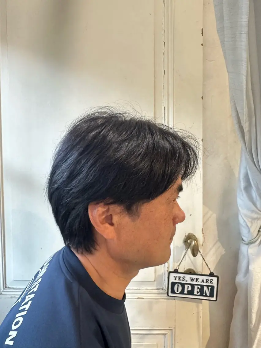 ショート メンズ 刈り上げ カット 田中 陽菜里のヘアスタイル
