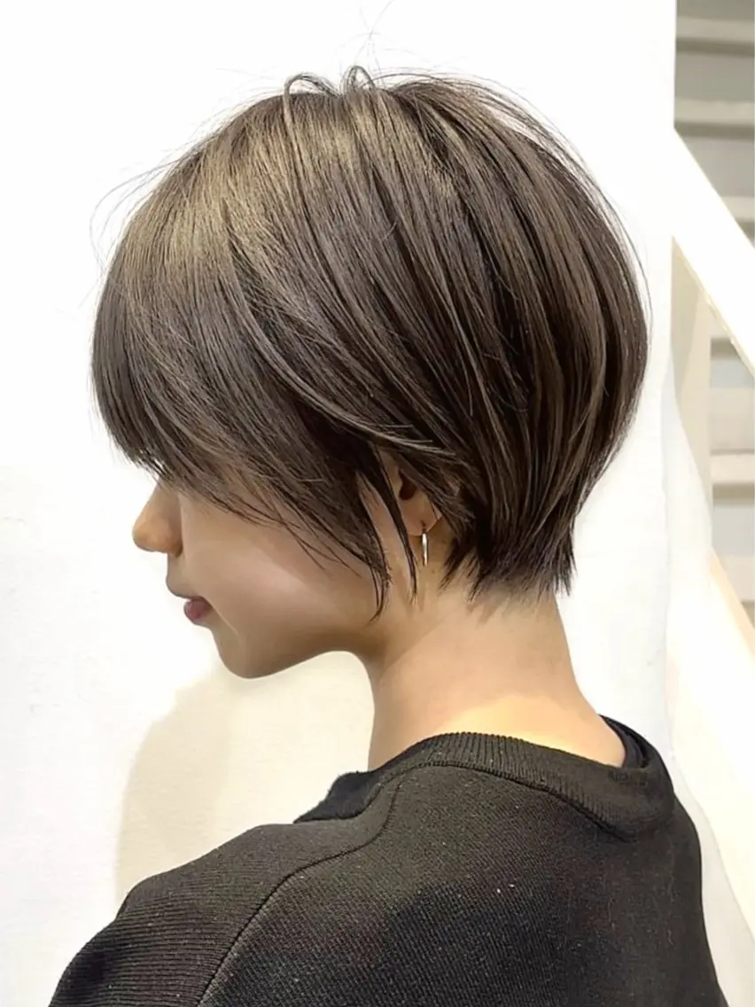 ショート ⭐️似合わせボブ ⭐️かえでのヘアスタイル