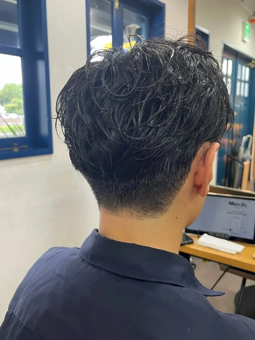 ショート メンズ カット パーマ 縮毛矯正🌟カラー╱ ╱いいじまのヘアスタイル