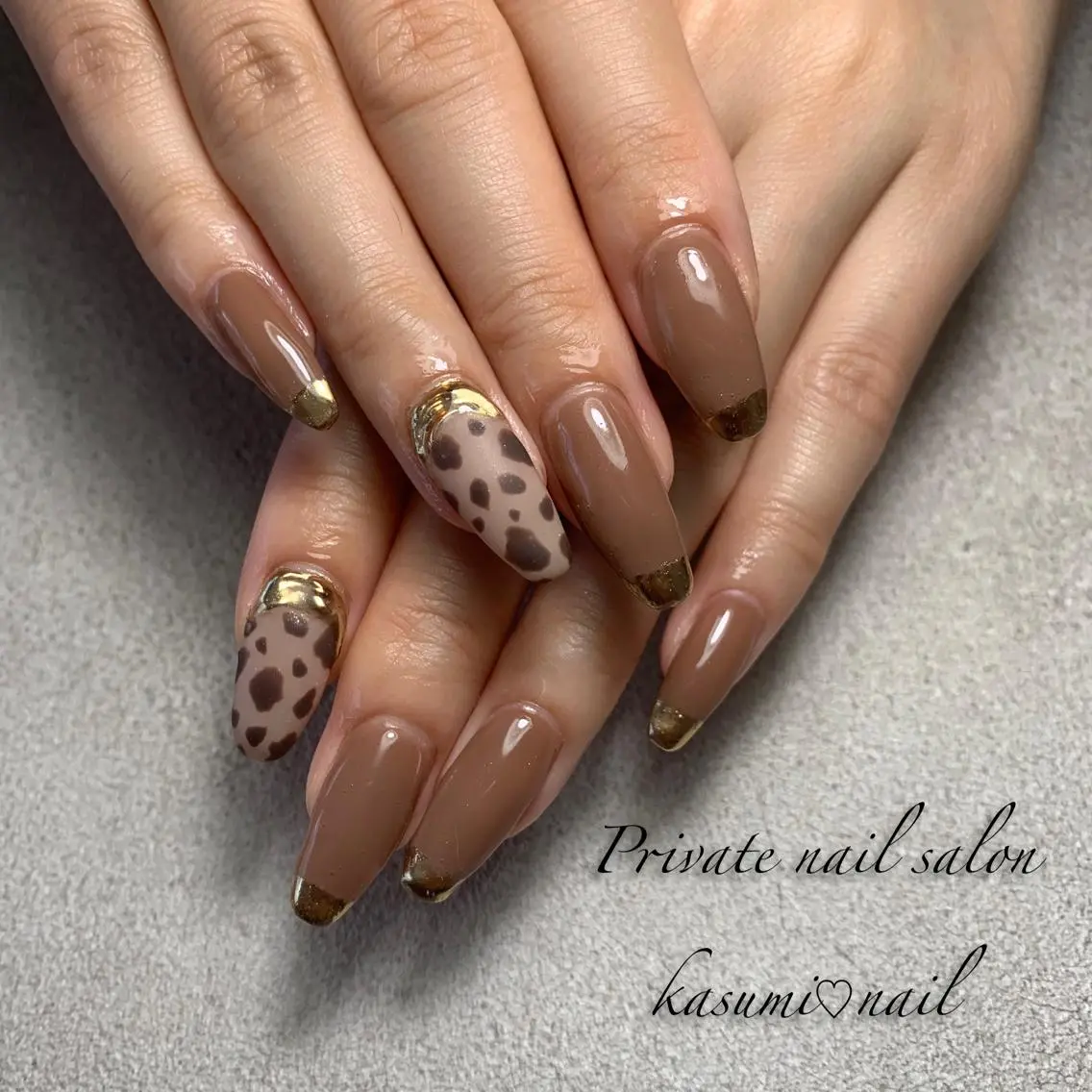 ネイル マグネットネイル ミラーネイル ニュアンスネイル 冬ネイル KASUMI♡ Nailのネイルデザイン