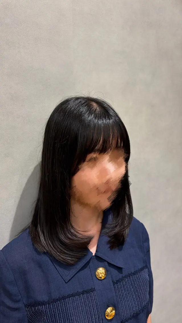 ミディアム レイヤーカット 藤浪 凪沙のヘアスタイル
