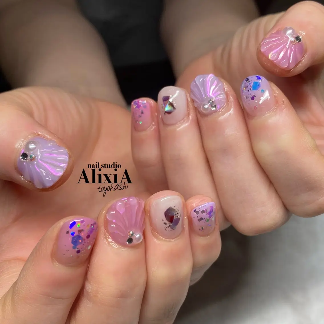 ネイル ハンドネイル AlixiA ゆみのネイルデザイン