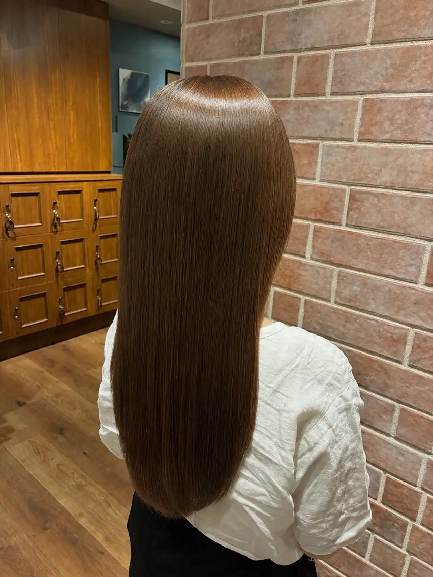 ロング 🎀縮毛矯正ツヤ髪 No1🎀まなのヘアスタイル