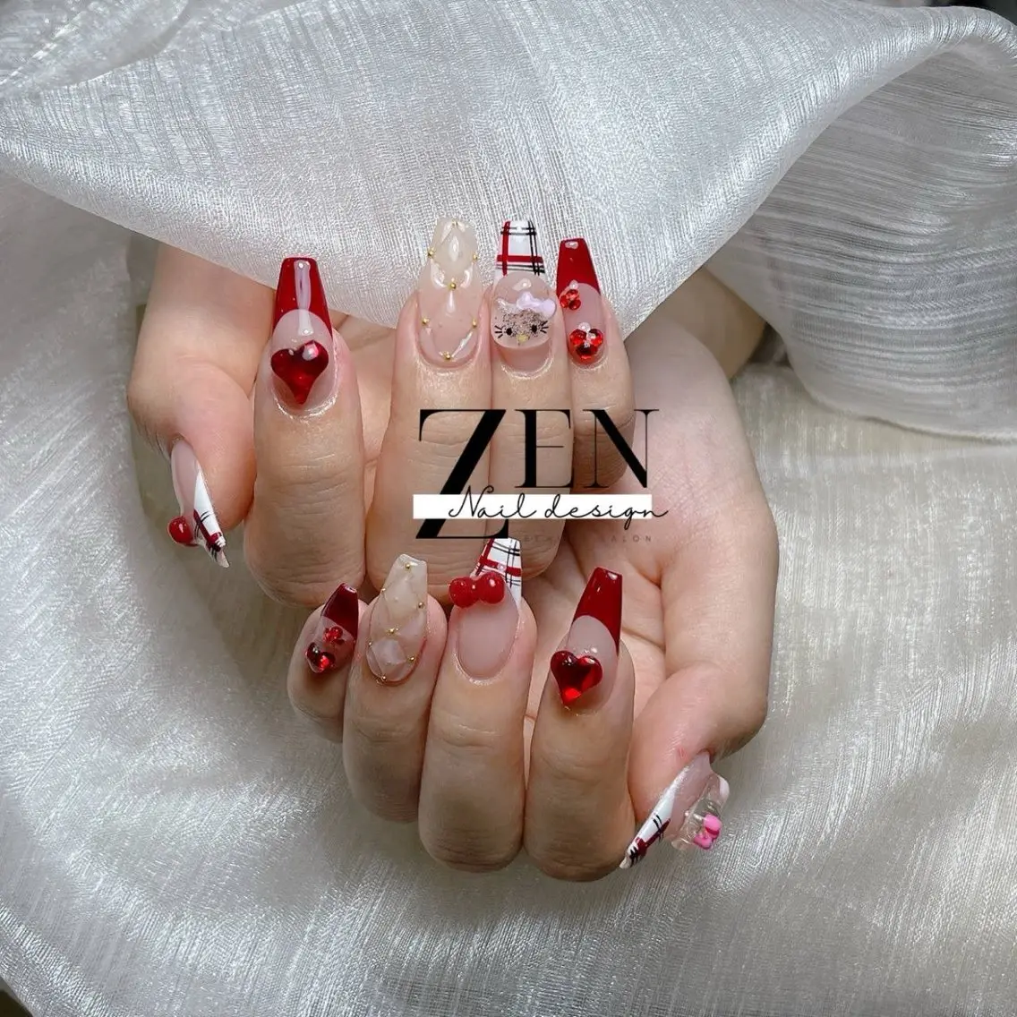 ネイル 持ち込み スカルプネイル ネイルチップ ハンドネイル Zen Nail Design 池袋のネイルデザイン