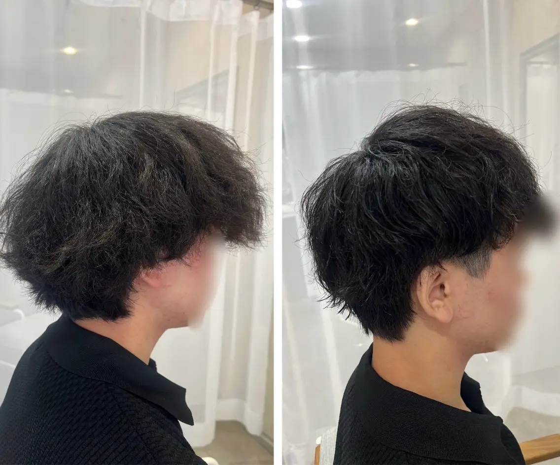 メンズ カット 森 愛友のヘアスタイル