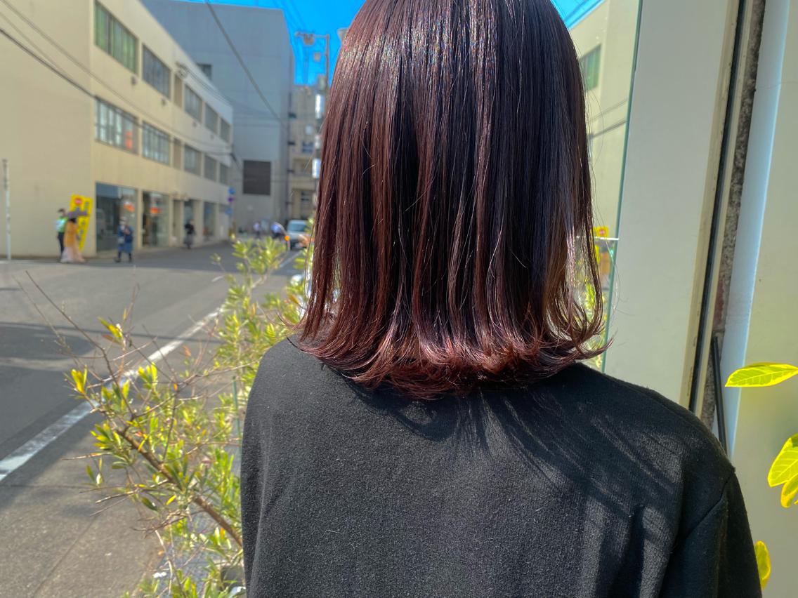 ミディアム co-kyu コキュウのヘアスタイル