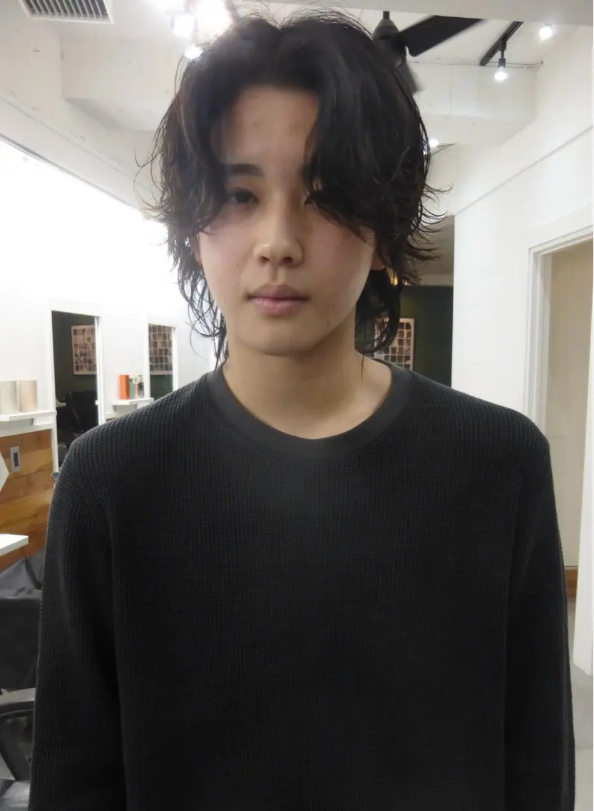 【メンズ】カット+パーマ+トリートメントの写真