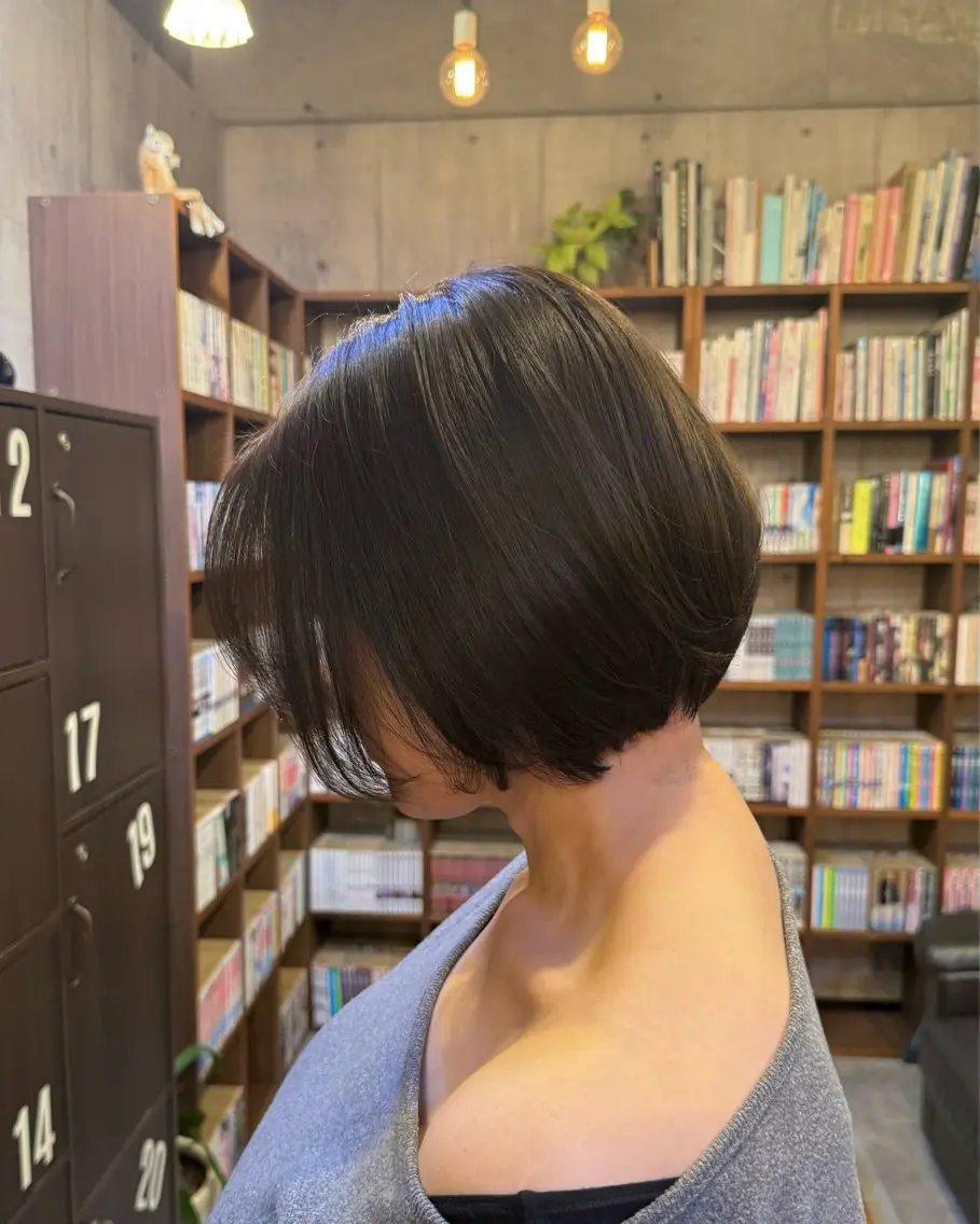 ミディアム カラー ベージュカラー 透明感カラー オリーブベージュ カット ヘアカラー トリートメント ナチュラル特化 naoki.のヘアスタイル