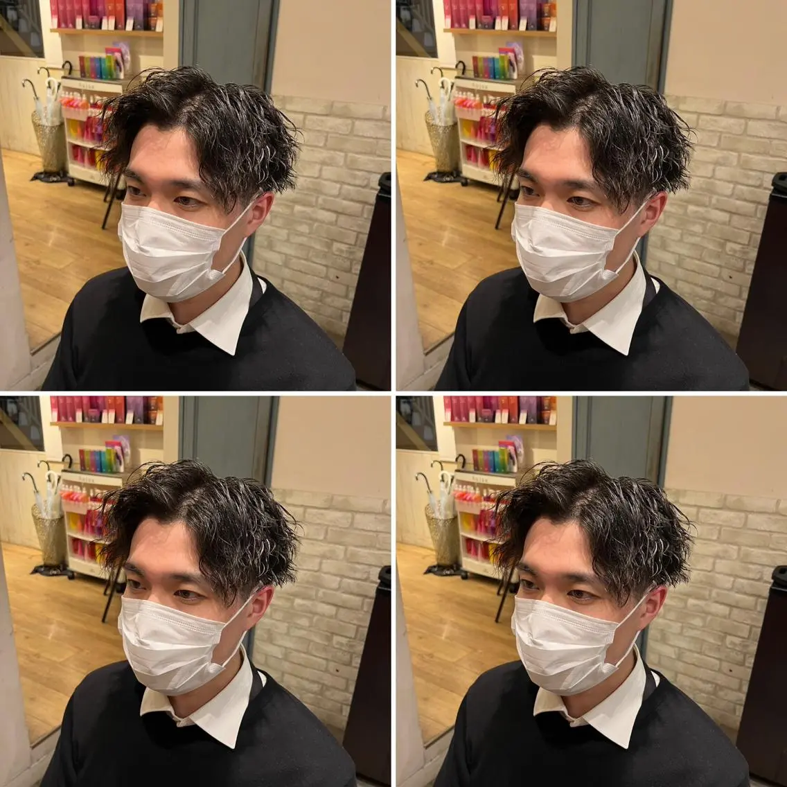 パーマ メンズ カット パーマ トリートメント ヘアセット メンズパーマ特化 店長望月謙二郎のヘアスタイル