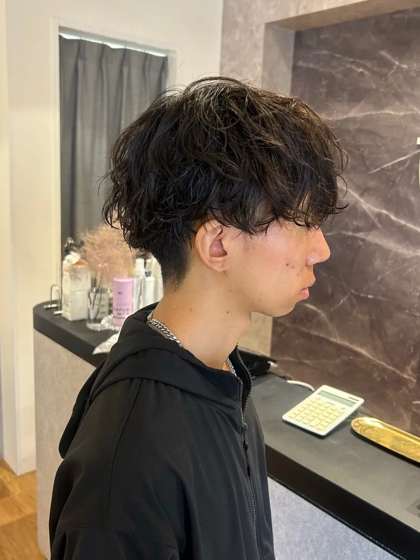 パーマ メンズ メンズパーマ シャドーパーマ ぐっち ーのヘアスタイル