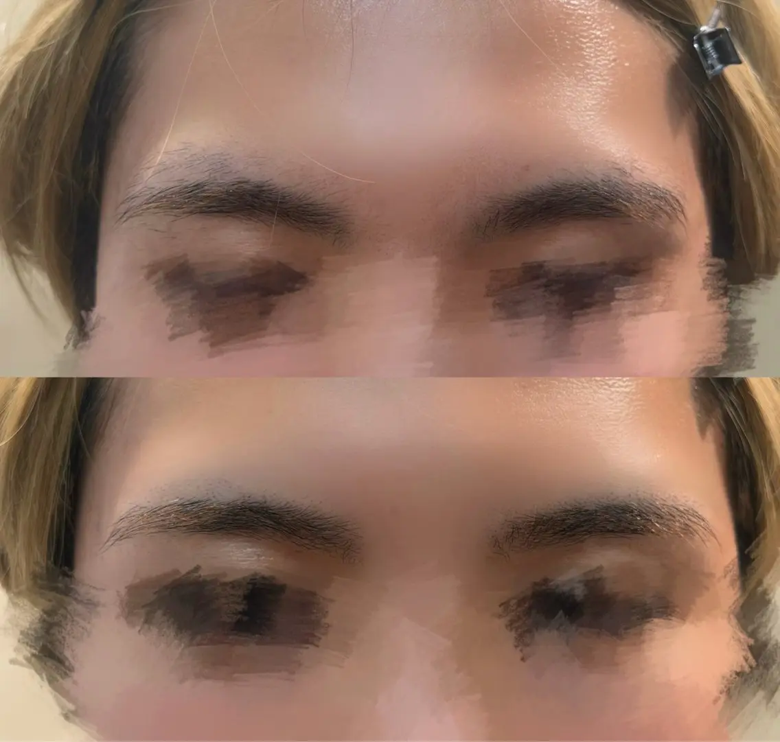 アイブロウ ユ ウカのヘアスタイル