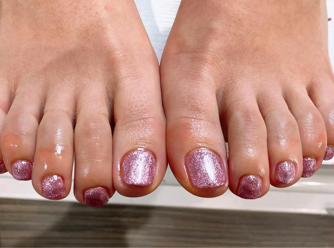 ネイル フットネイル ワンカラーネイル 錦糸町 mi_nailのネイルデザイン