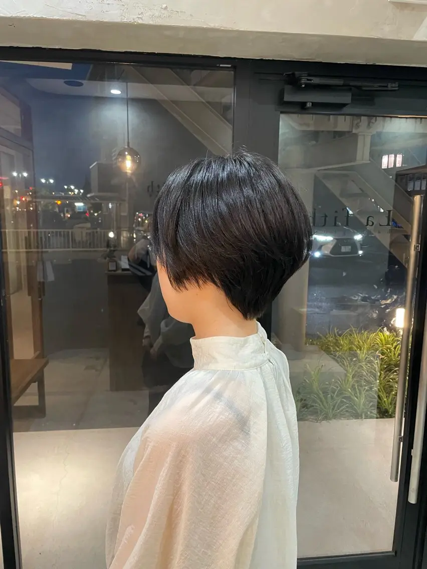 ショート ショートヘア la fith hinaのヘアスタイル