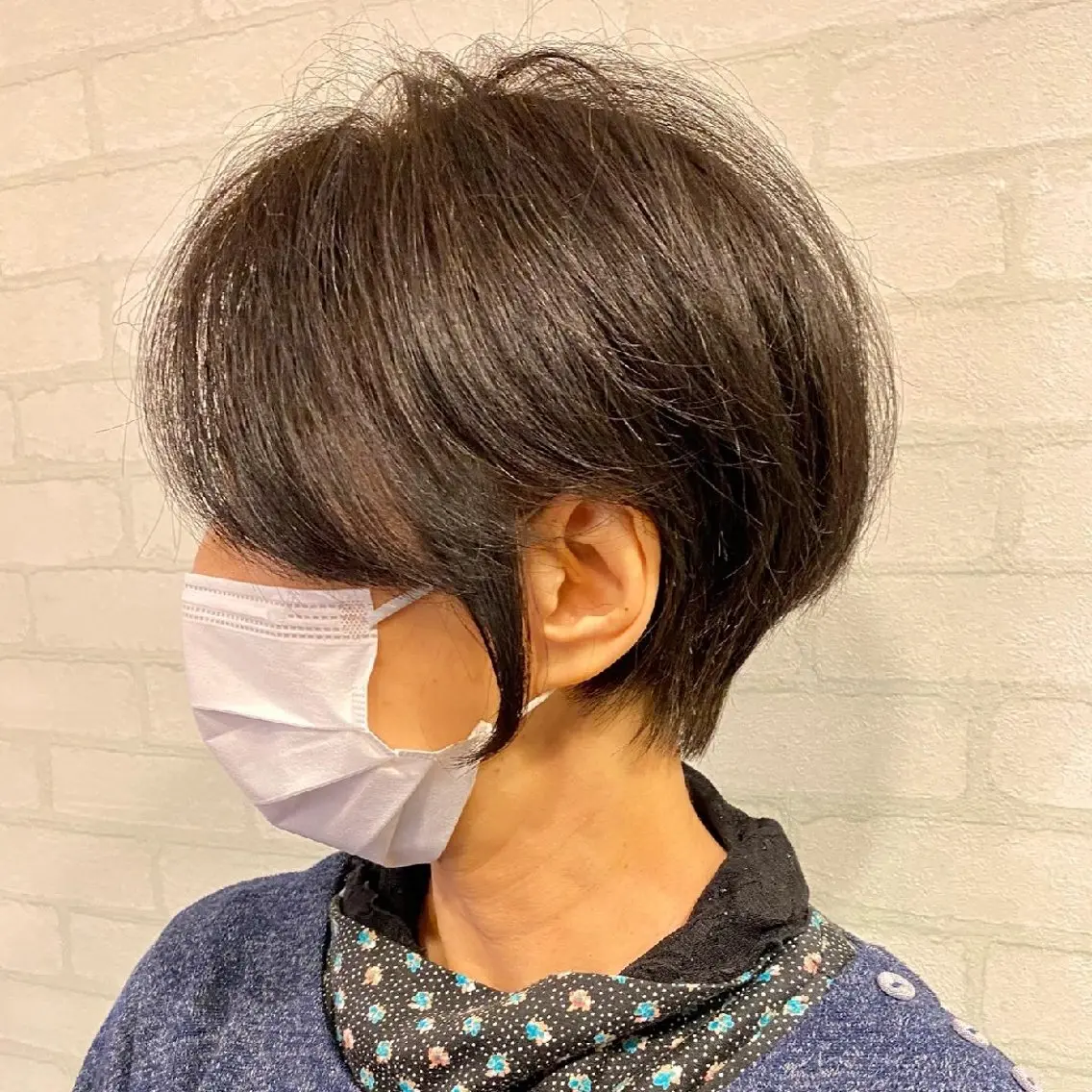 ショート ショートヘア 小顔カット 若松 亜希のヘアスタイル