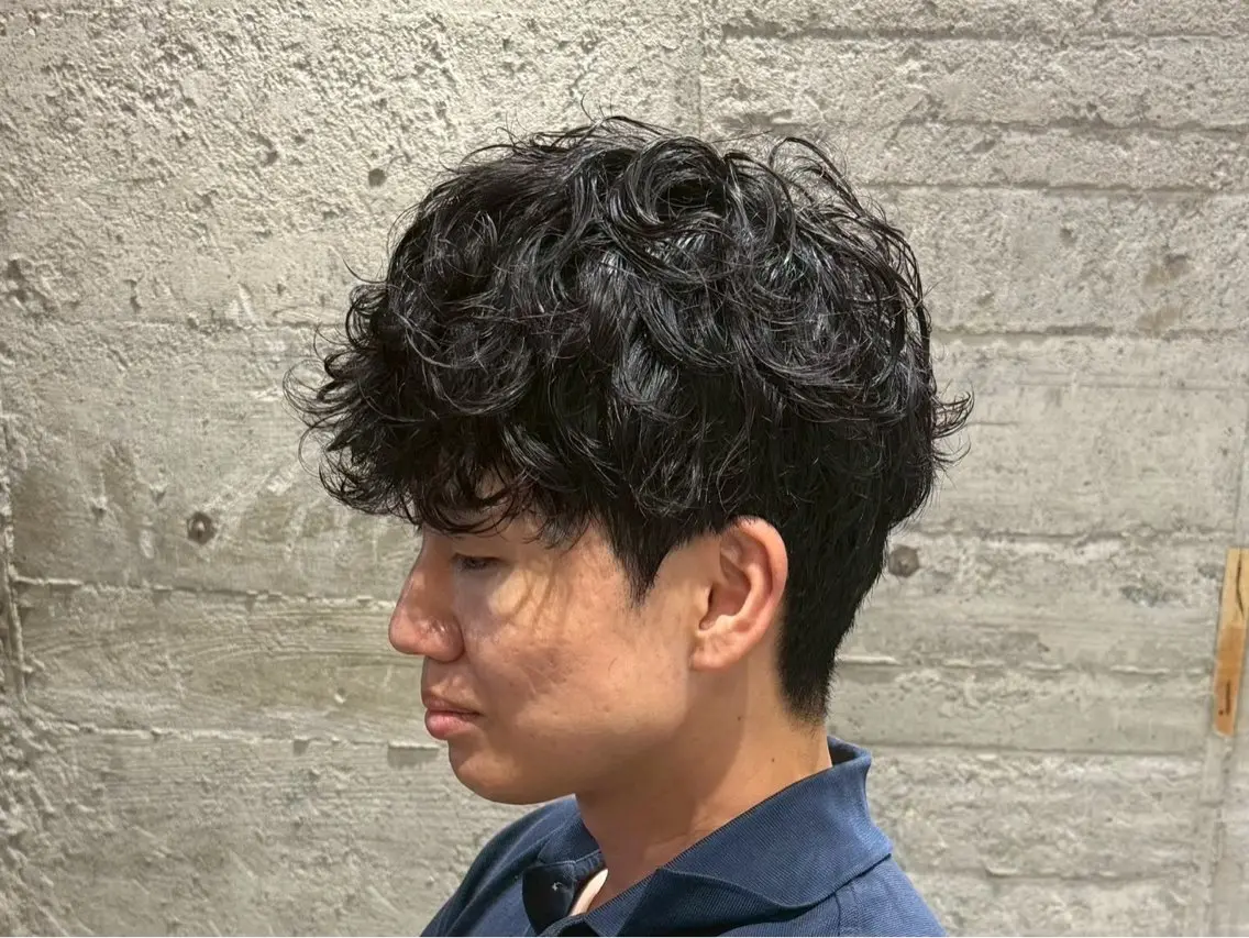 ショート パーマ メンズ 朝ラクパーマ 【SENA】のヘアスタイル