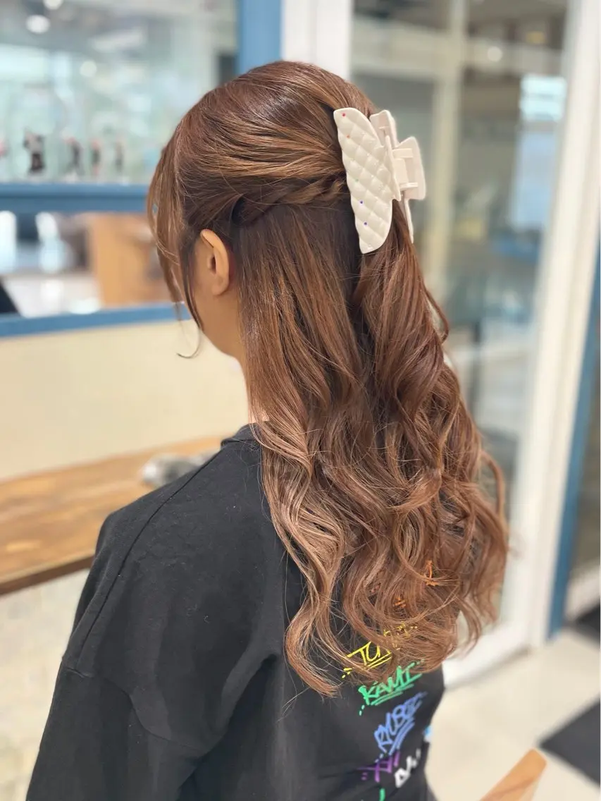 ロング ヘアアレンジ ヘアセット ♚Honoka♚ ヘアセットのヘアスタイル