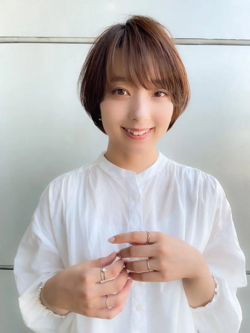 ショート カット ヘアカラー 鳥羽 正治のヘアスタイル