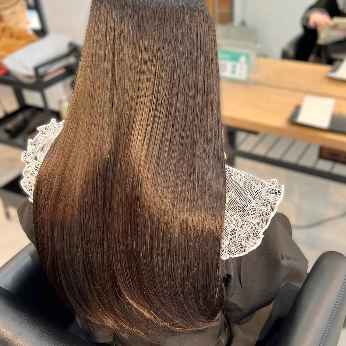 ロング 伸ばしかけ ロング トリートメント カット トリートメント ヘッドスパ 透明感カラー/艶髪 🌷ちばなお🌷のヘアスタイル