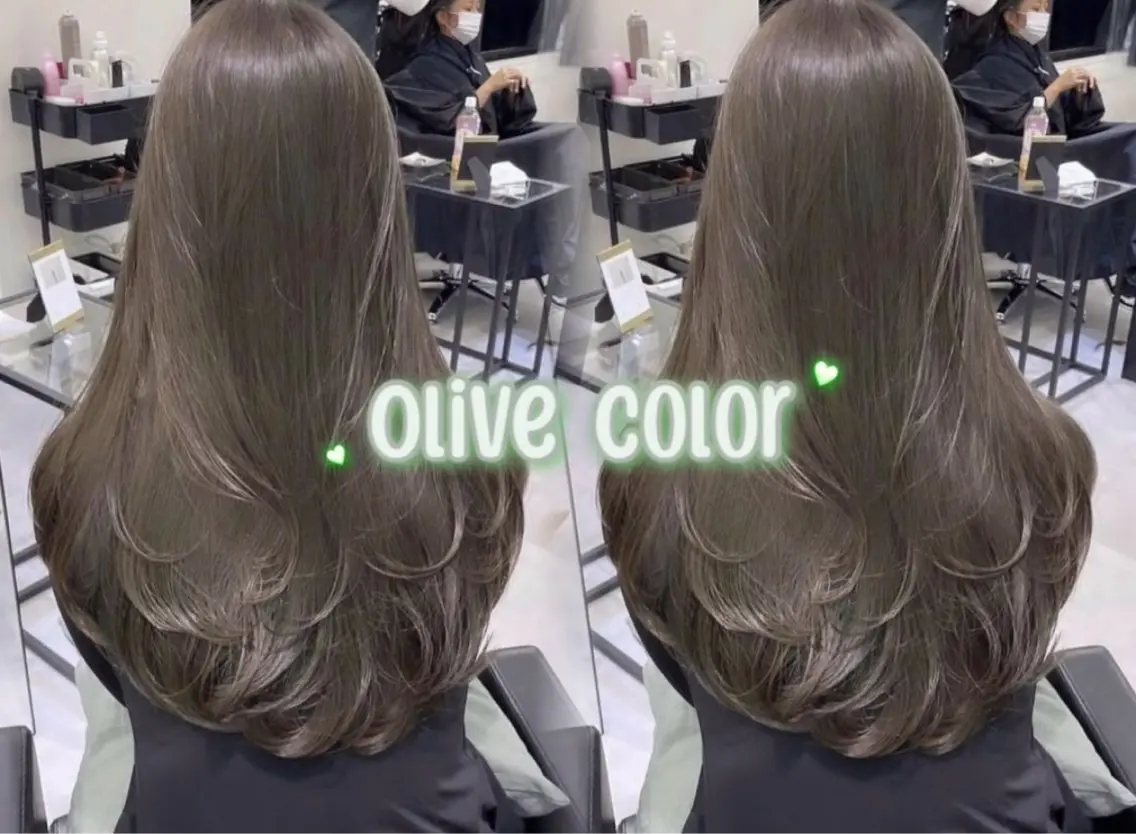 ロング カラー ヘアカラー トリートメント 【艶カラー】 じゅりのヘアスタイル