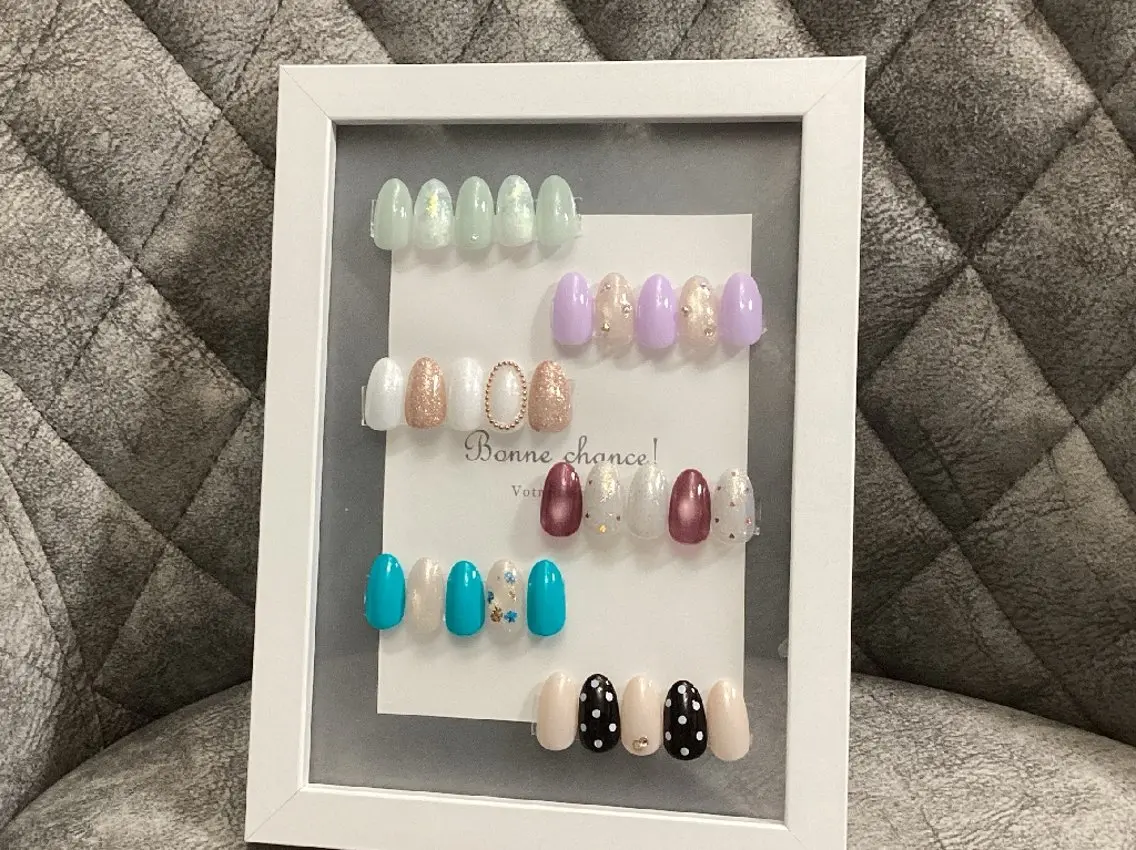 ネイル オフィスネイル シンプルネイル ハンドネイル Éva nail MARIのネイルデザイン