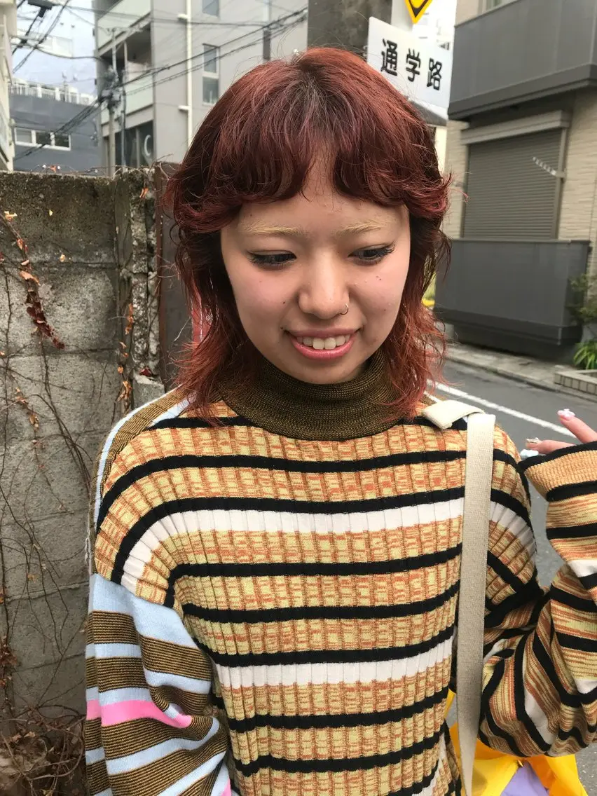 ミディアム カラー ヘアカラー Yuka 🪶のヘアスタイル