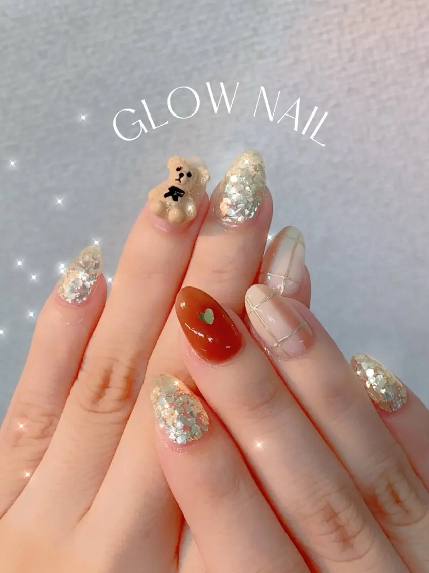 ネイル Glow Nail スカルプ専門店のネイルデザイン