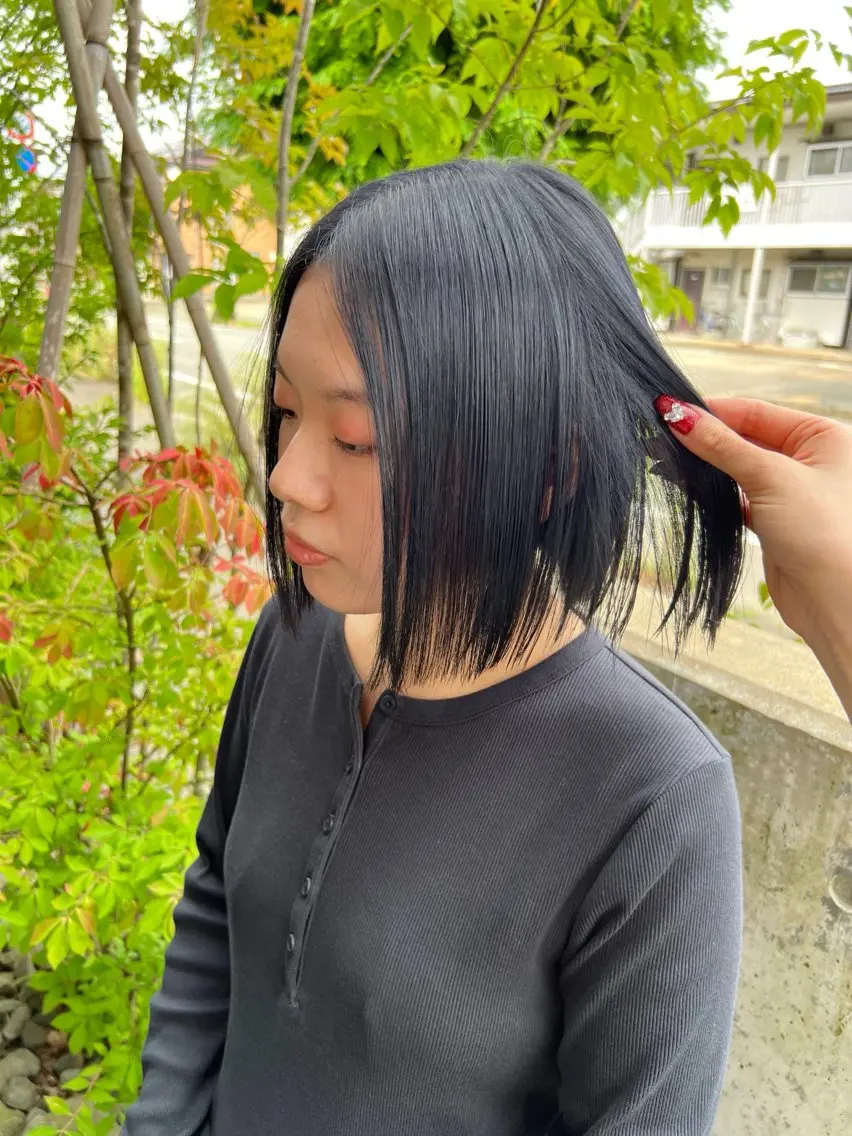 ミディアム ヘアカラー トリートメント 宮城 萌のヘアスタイル