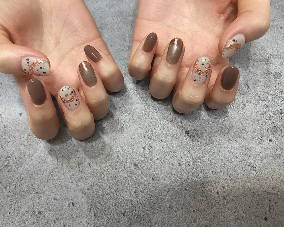 ネイル ハンドネイル saki_ nail heronのネイルデザイン