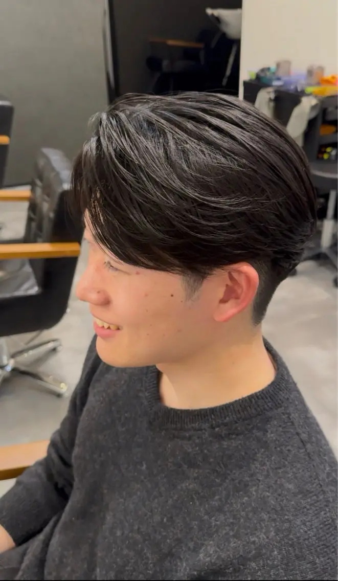 パーマ メンズ 玉置 晴太郎のヘアスタイル