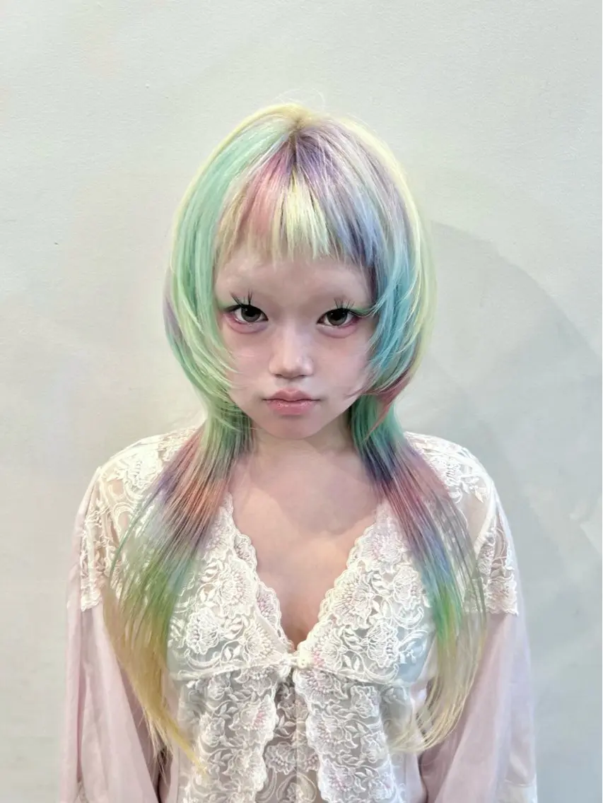ロング カラー レイヤーカット レイヤーカット♡ のぐちまおのヘアスタイル