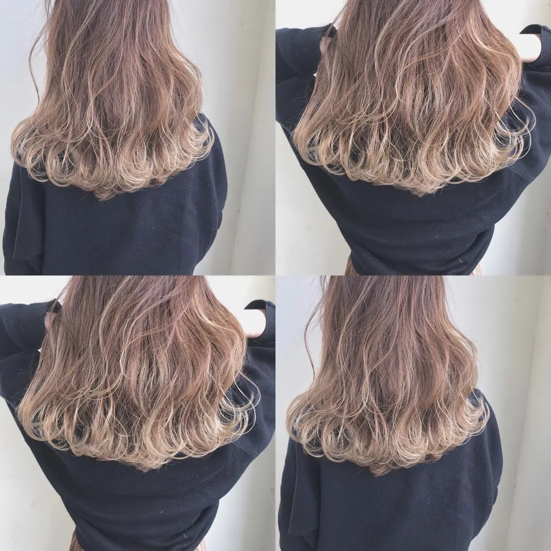 ロング ハイライト ヘアカラー トリートメント 小澤大輔 YOLO hairのヘアスタイル