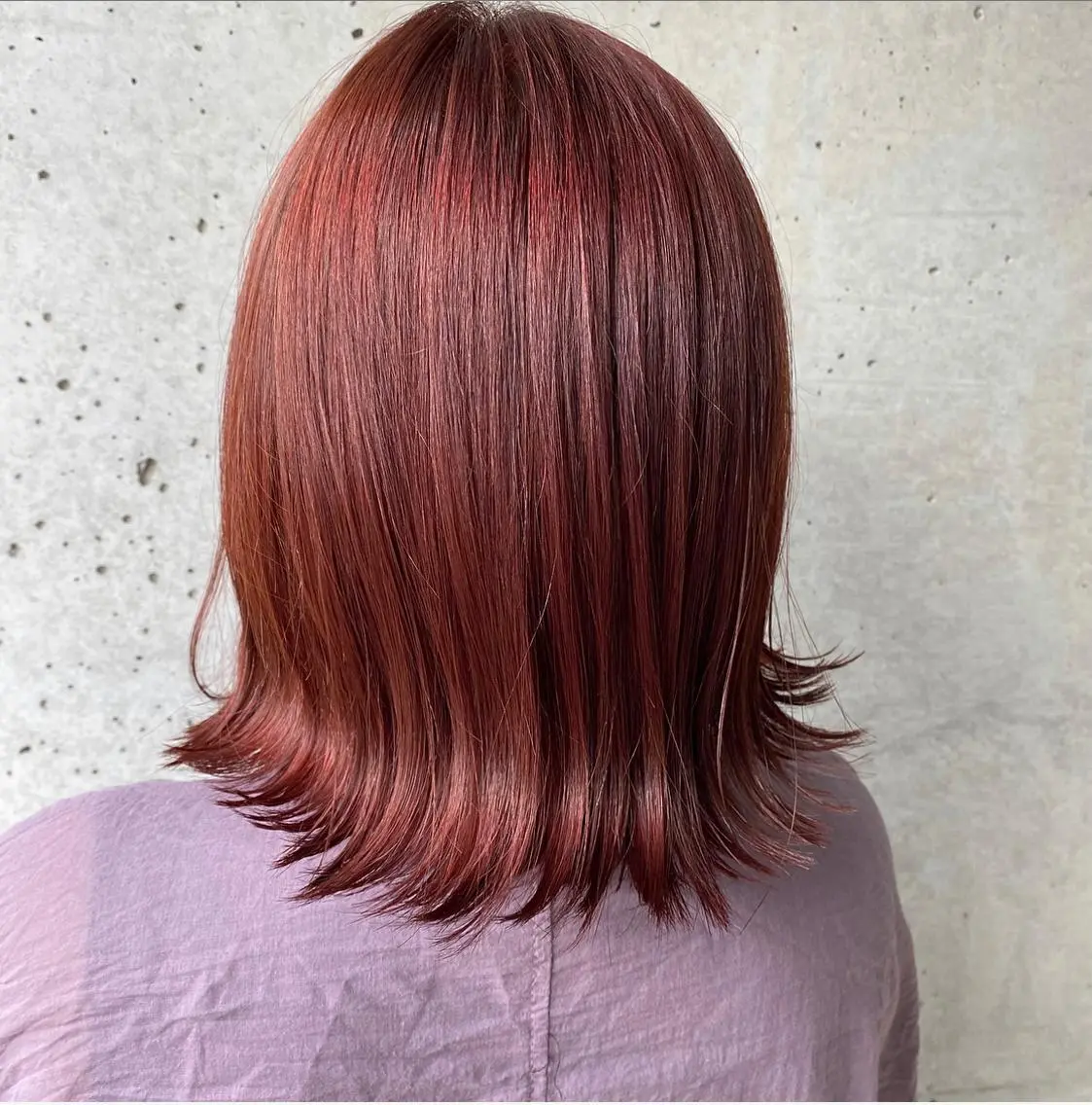 カラー ブリーチ ブリーチなしカラー フリーランス美容師 MIZUKIのヘアスタイル