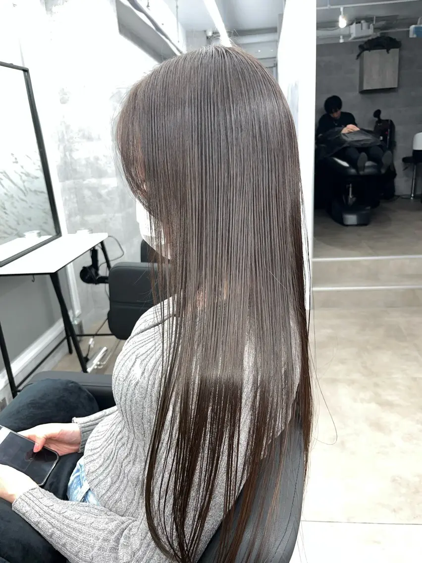 ロング カラー パーマ 🌈艶髪/髪質改善 新宿itouのヘアスタイル