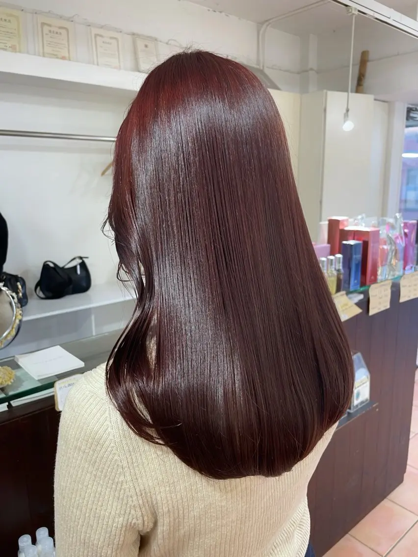ロング カラー トリートメント 🦋透明感 艶カラー Rie🦋のヘアスタイル