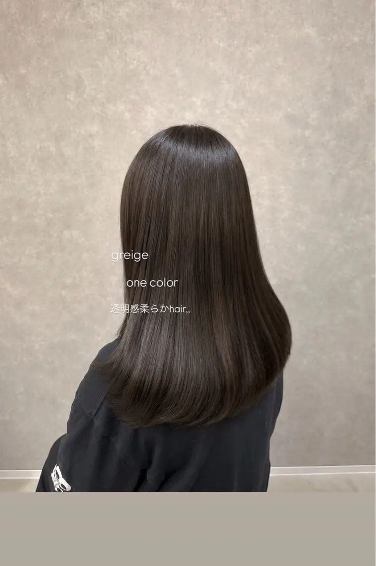 セミロング 山路 望花のヘアスタイル