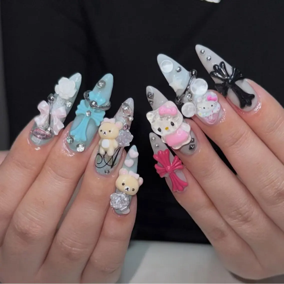 ネイル ジェルネイル 韓国ネイル 持ち込み シンプルネイル ワンホンネイル ハンドネイル 🎀Aura. Yurachanのネイルデザイン