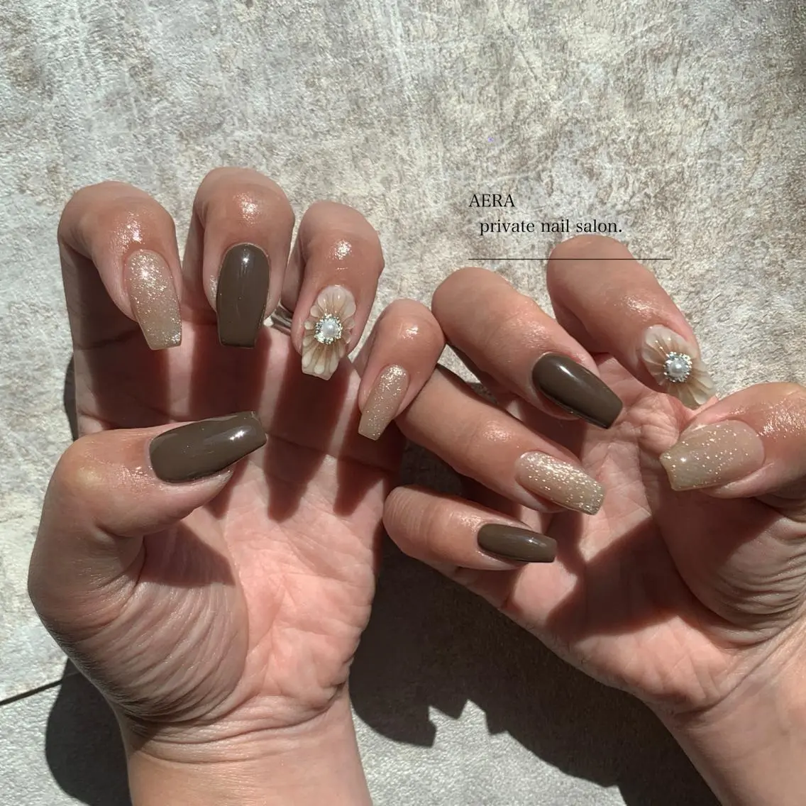 ネイル AERA nail shino🐱⸝꙳のネイルデザイン
