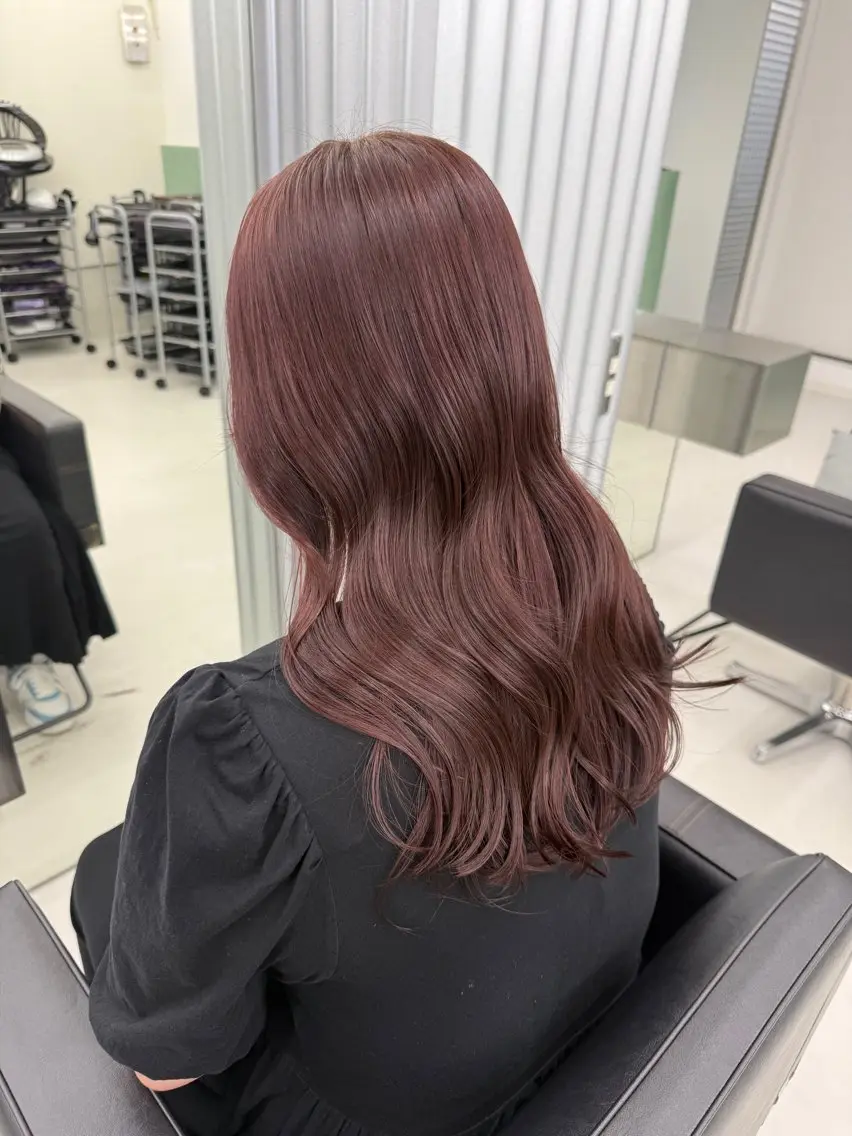 セミロング カラー カット ヘアカラー 表参道🌿赤み消し カラー/チナツのヘアスタイル