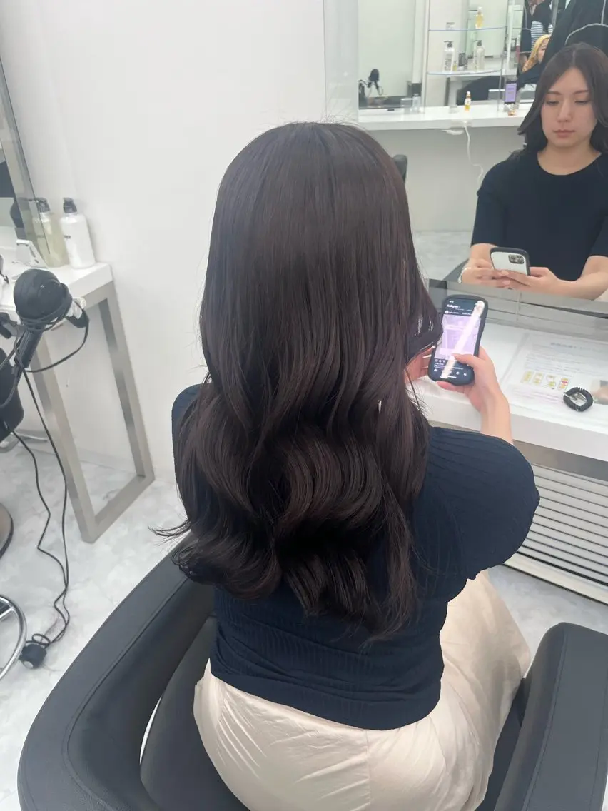 ロング カラー ヘアアレンジ Zina熊本🫧 Kurehaのヘアスタイル