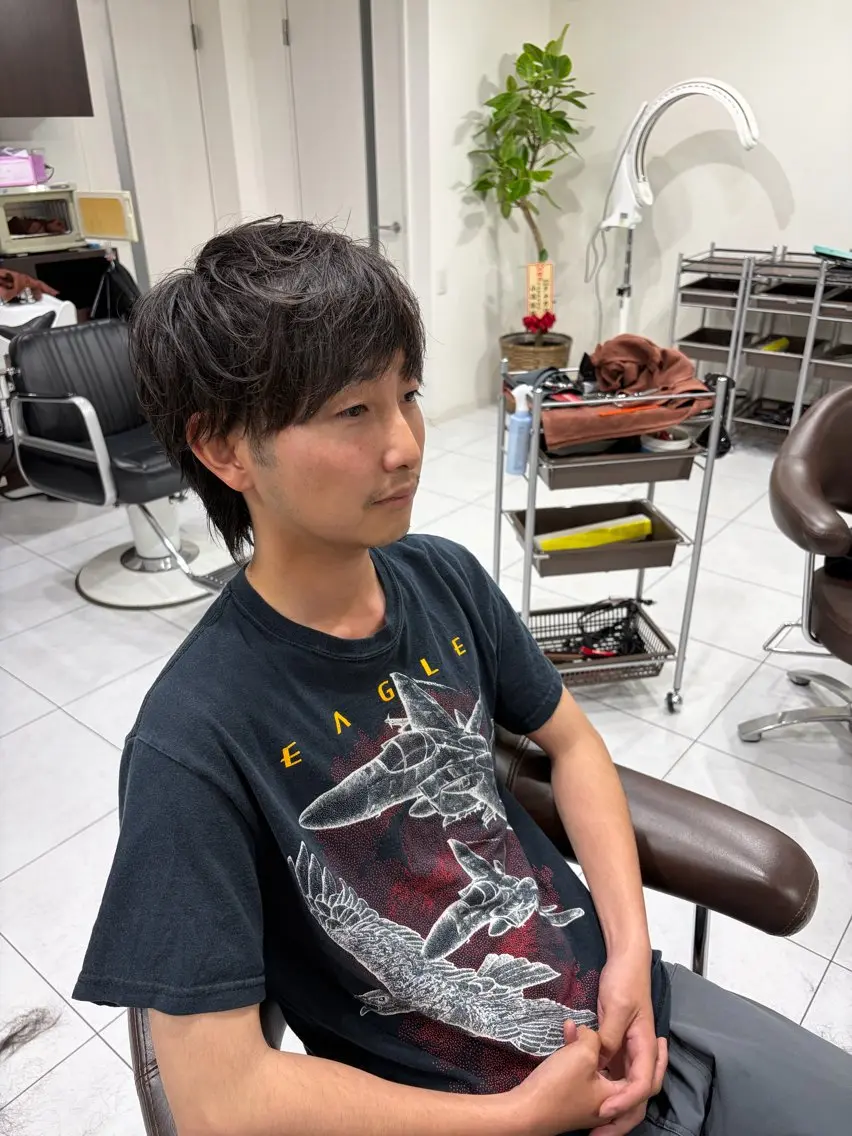 ショート カット トリートメント 菊地 秀斗のヘアスタイル