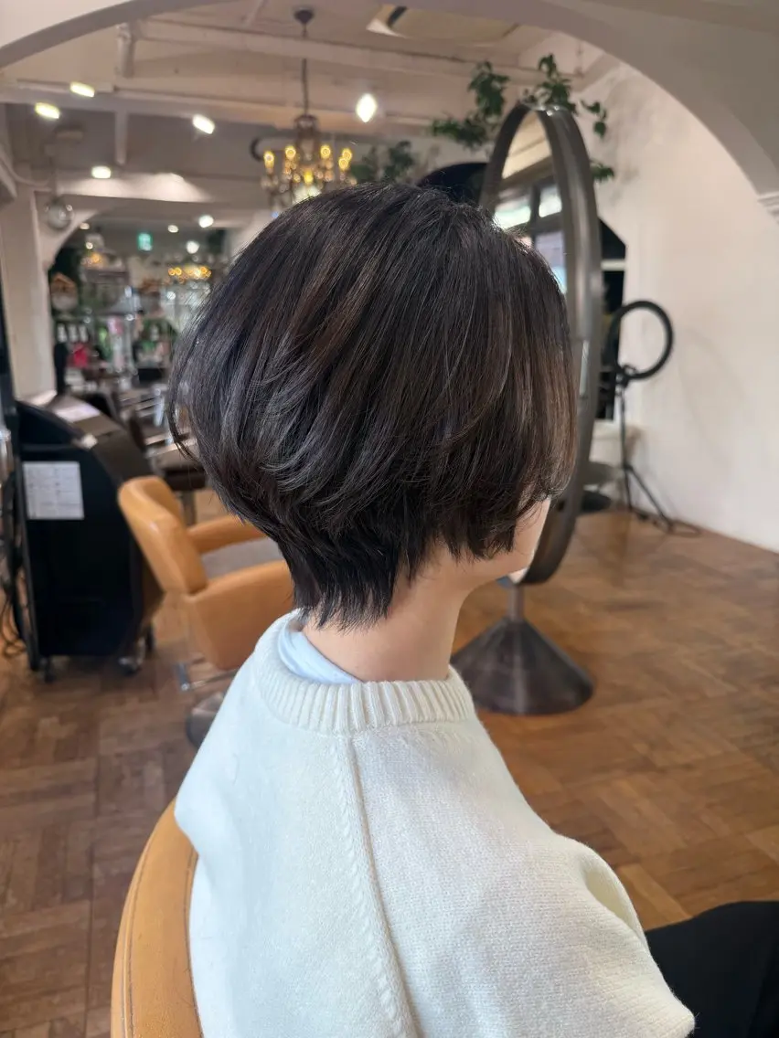 絶壁解消✨後頭部に丸みを出すショート✂️¥1,500の写真