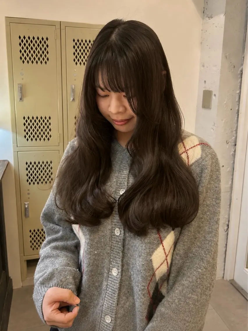 【人気No.3🎀】透け感カラー+トリートメントの写真