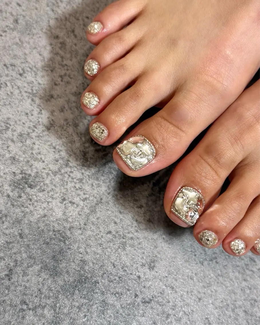 ネイル フットネイル m-nail 🌙minamiのネイルデザイン