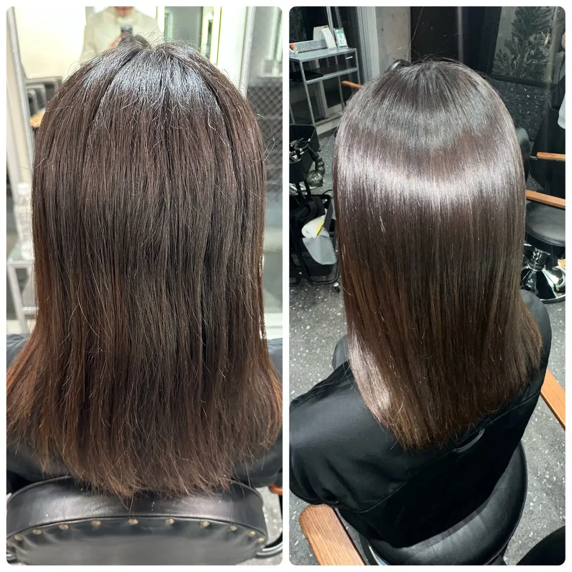 ロング パーマ カット 縮毛矯正 トリートメント 髪質改善⭐️縮毛矯正 中野⭐️Rinaのヘアスタイル