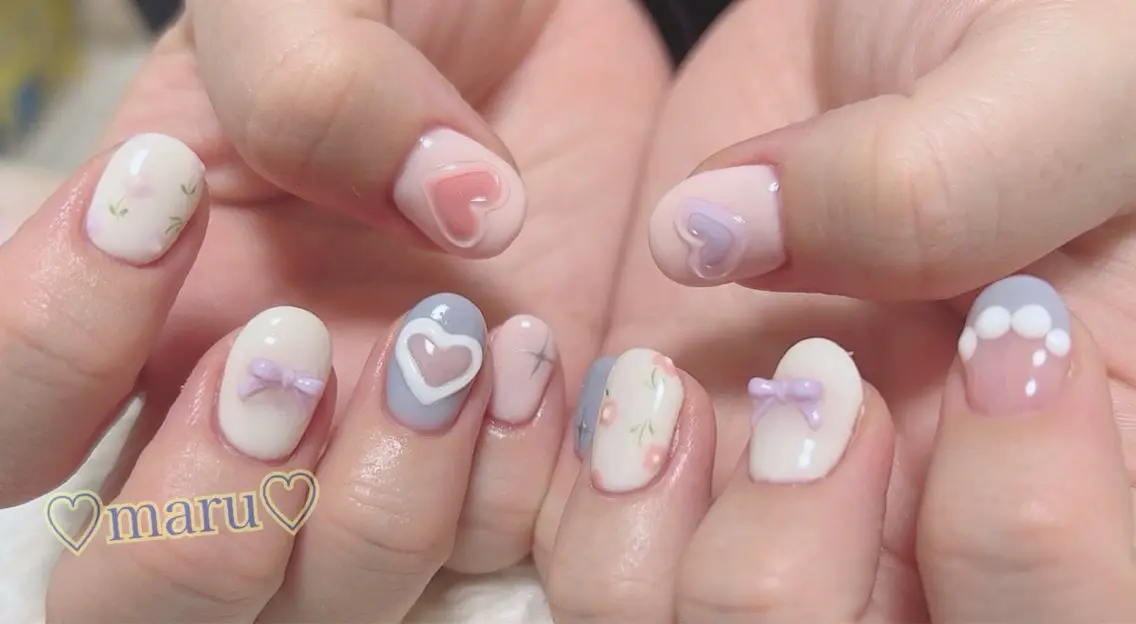 ネイル ハンドネイル フットネイル まるみ♡7/1〜値上 げ致します(>_<)のその他イメージ