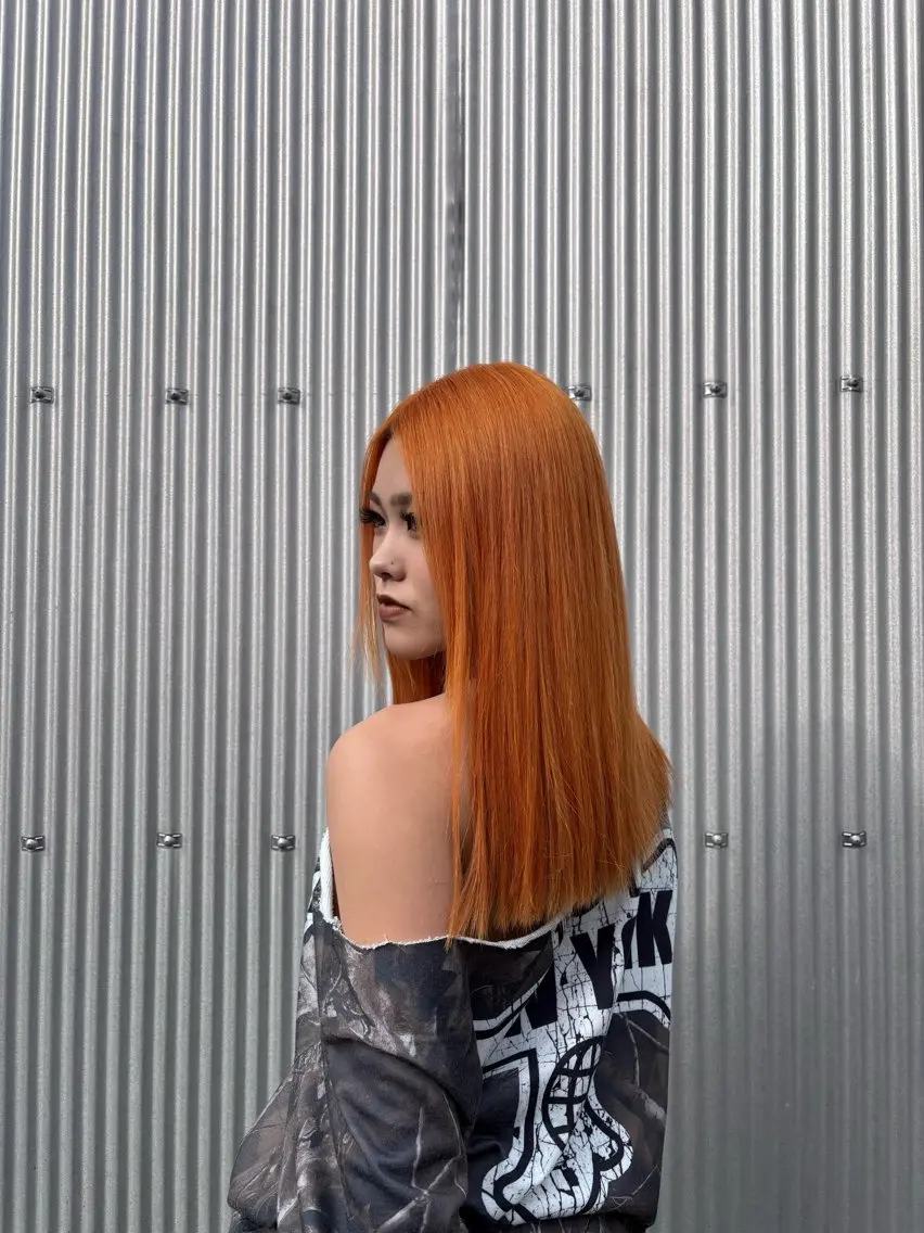 ロング カラー ヘアカラー 永田 優のヘアスタイル