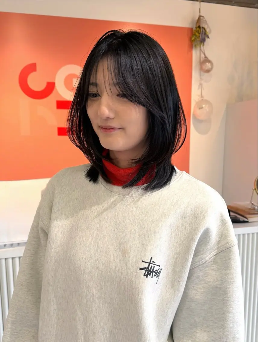 ミディアム カット トリートメント cher. naoのヘアスタイル